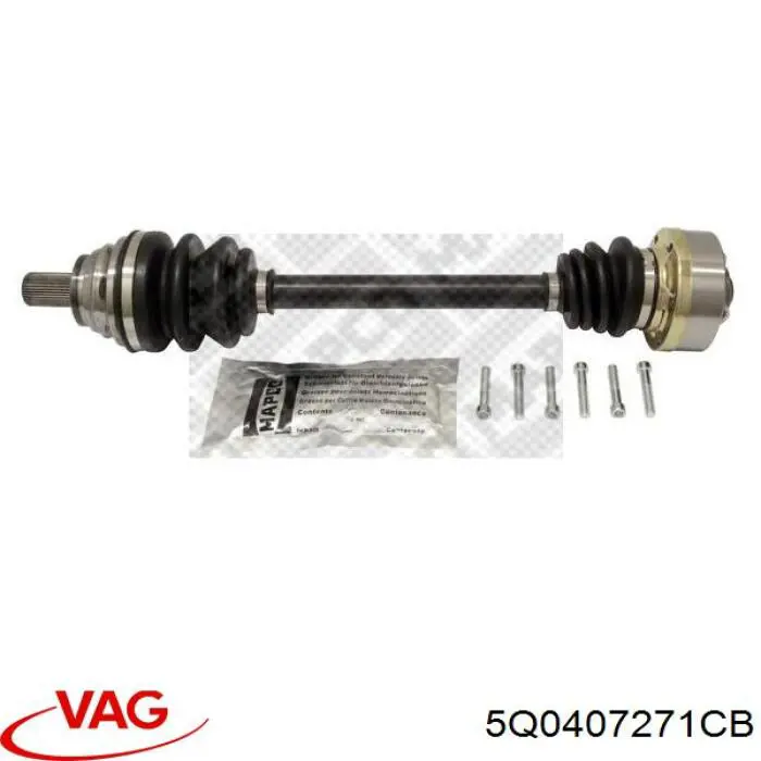 Compre 5Q0407271CB VAG Semieixo (acionador) dianteiro esquerdo