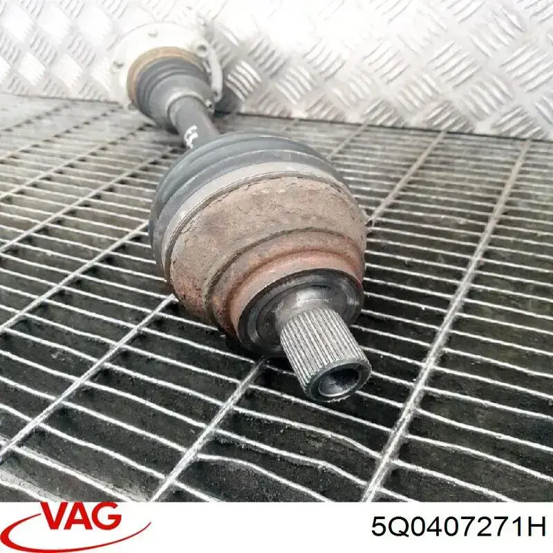 Semieixo (acionador) dianteiro esquerdo VAG 5Q0407271H preço, a partir de 118,48 USD