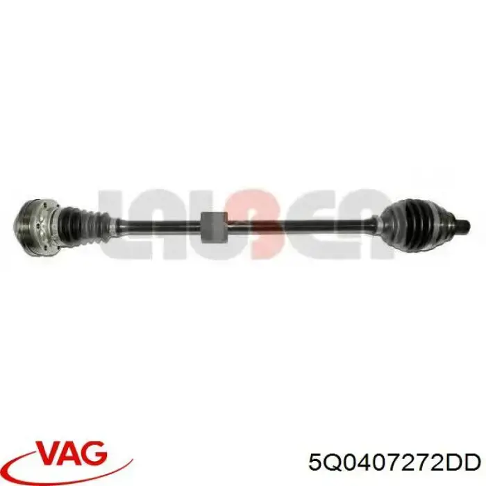 5Q0407272DD VAG Semieixo (acionador) dianteiro direito