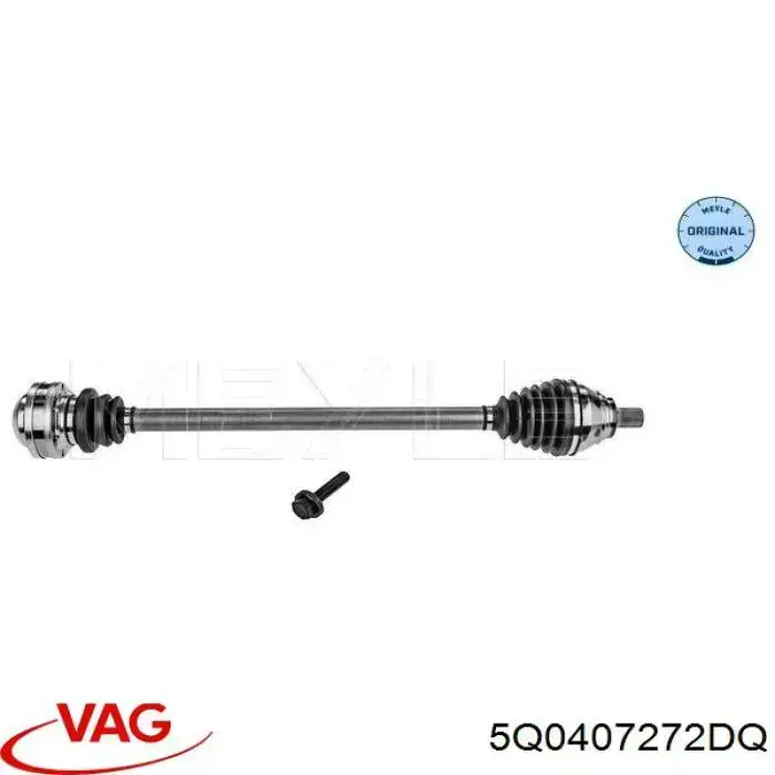 Semieixo (acionador) dianteiro direito VAG 5Q0407272DQ preço, a partir de 134,50 USD