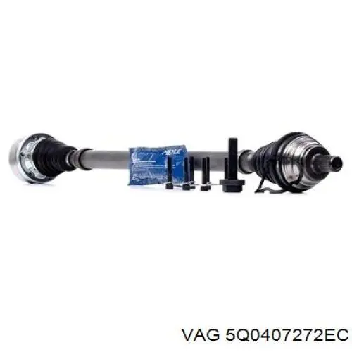 Semieixo (acionador) dianteiro direito VAG 5Q0407272EC preço, a partir de 95,48 USD