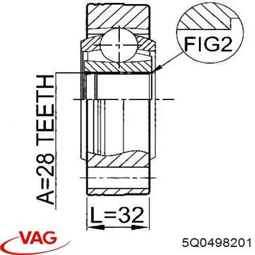Compre 5Q0498201 VAG 