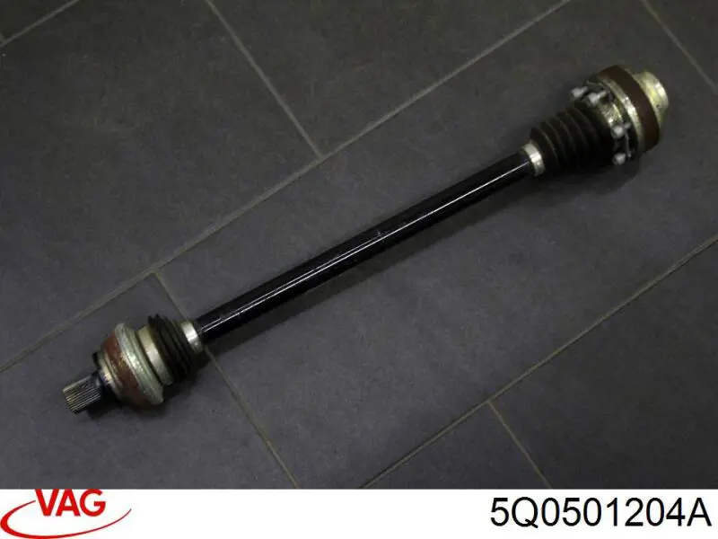 Compre 5Q0501204A VAG Semieixo traseiro direito