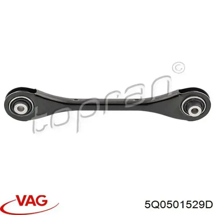 5Q0501529D VAG Braço oscilante de suspensão traseira transversal