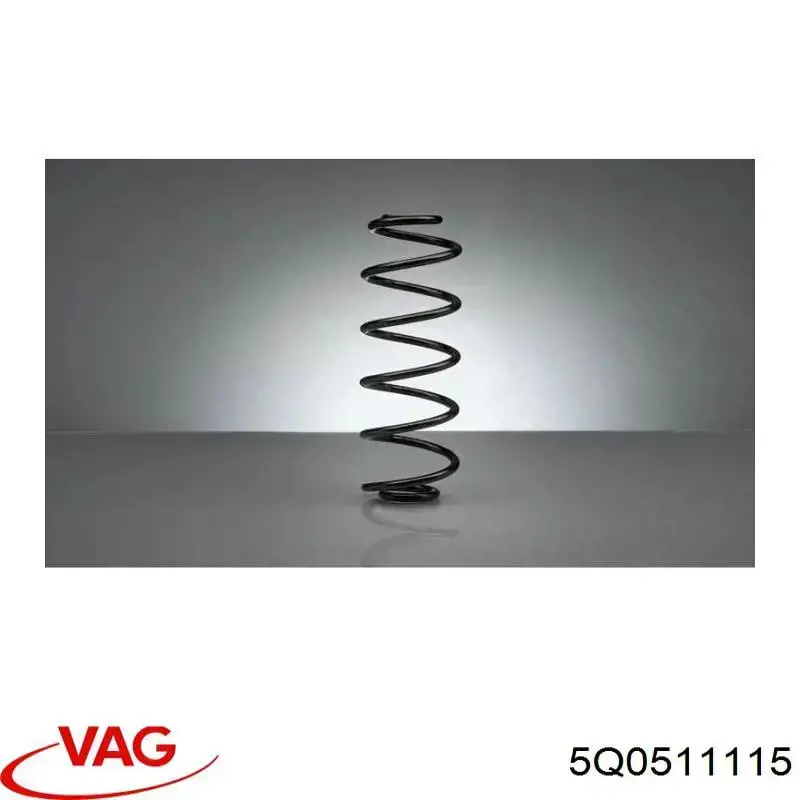 5Q0511115 VAG Mola traseira
