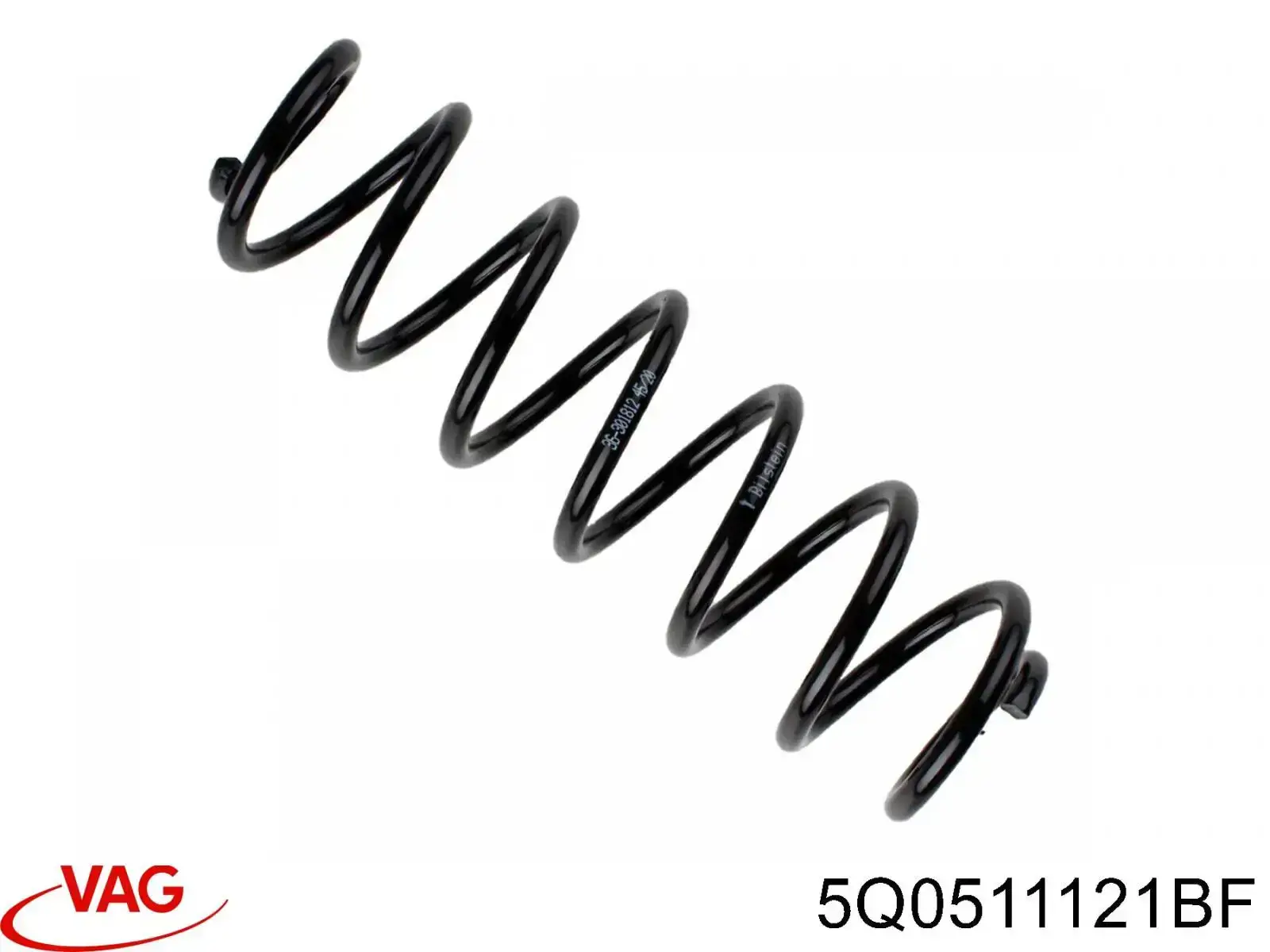 5Q0511121BF VAG Mola traseira