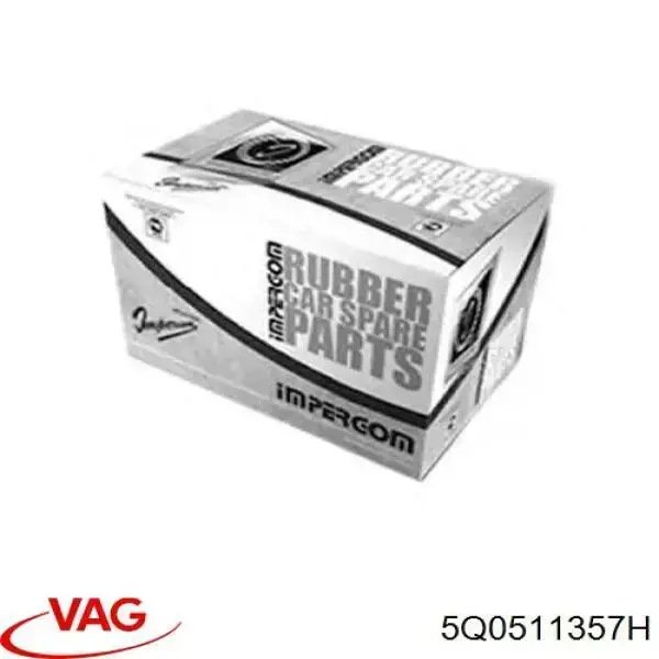 5Q0511357H VAG Pára-choque (grade de proteção) de amortecedor traseiro