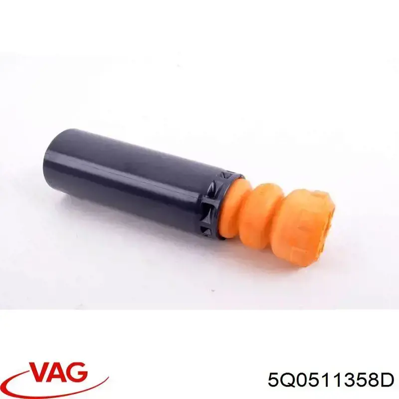Pára-choque (grade de proteção) de amortecedor traseiro + bota de proteção VAG 5Q0511358D preço, a partir de 20,79 USD