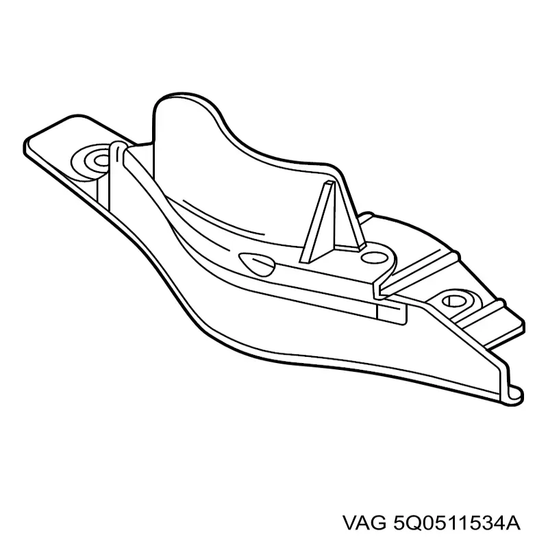 Compre 5Q0511534A VAG Proteção do braço inferior traseiro