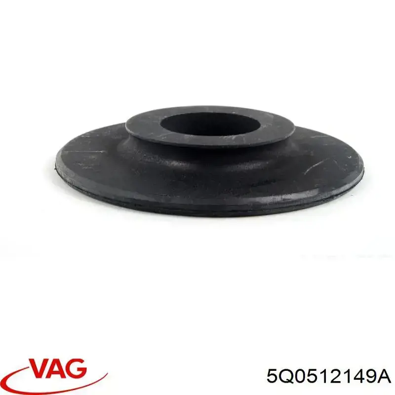 5Q0512149A VAG Espaçador (anel de borracha) da mola traseira superior