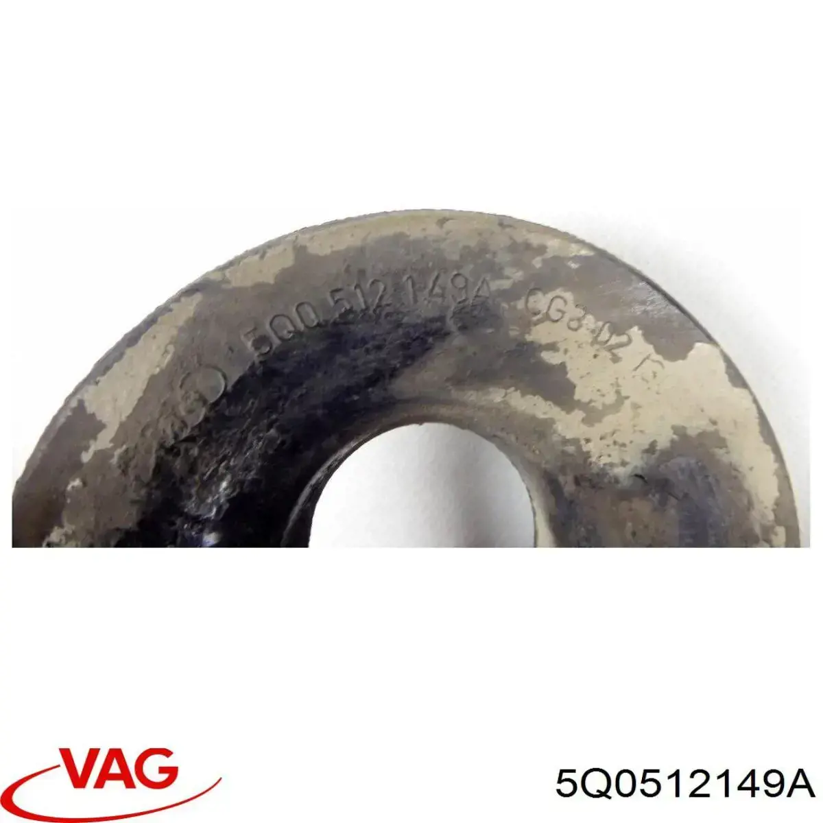 Compre 5Q0512149A VAG Espaçador (anel de borracha) da mola traseira superior