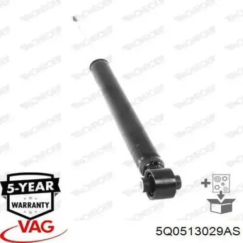 Amortecedor traseiro VAG 5Q0513029AS preço, a partir de 55,19 USD