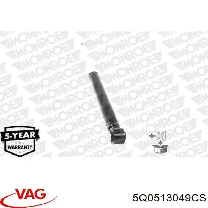 5Q0513049CS VAG Amortecedor traseiro