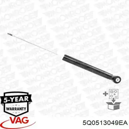 Amortecedor traseiro VAG 5Q0513049EA preço, a partir de 57,07 USD