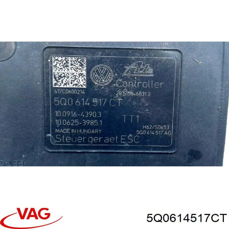 Compre 5Q0614517CT VAG Unidade hidráulico de controlo ABS