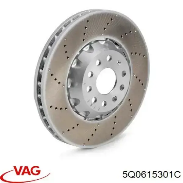 Compre 5Q0615301C VAG Disco do freio dianteiro