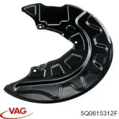 Proteção do freio de disco dianteiro direito VAG 5Q0615312F preço, a partir de 24,44 USD
