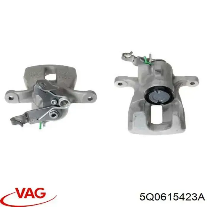5Q0615423A VAG Suporte do freio traseiro esquerdo