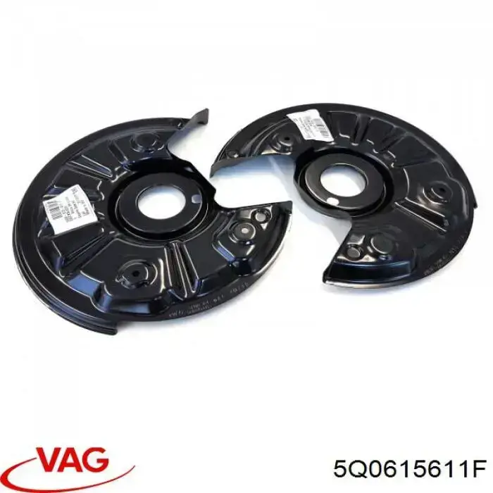 Proteção esquerda do freio de disco traseiro VAG 5Q0615611F preço, a partir de 31,45 USD