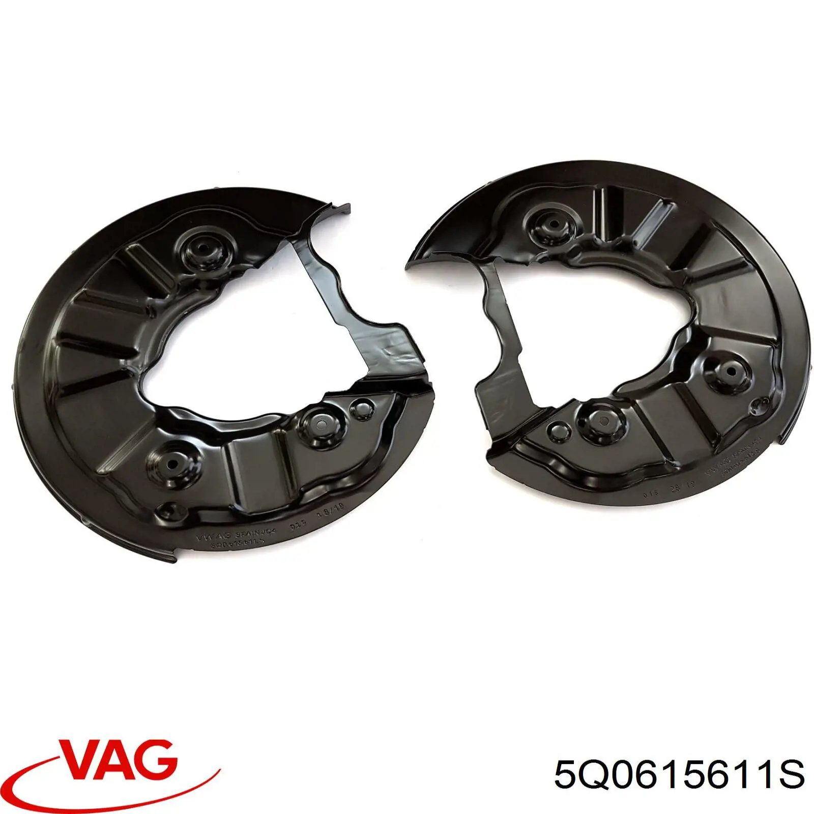 Proteção esquerda do freio de disco traseiro VAG 5Q0615611S preço, a partir de 35,53 USD