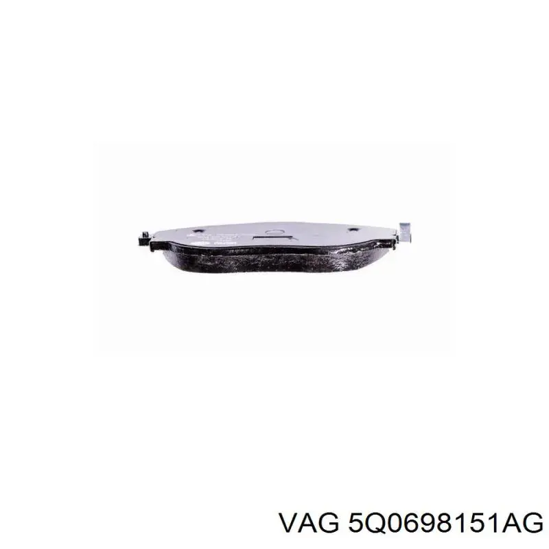 5Q0698151AG VAG Sapatas do freio dianteiras de disco