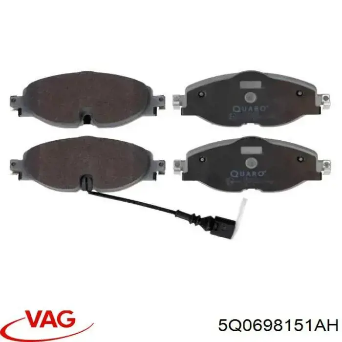 5Q0698151AH VAG Sapatas do freio dianteiras de disco