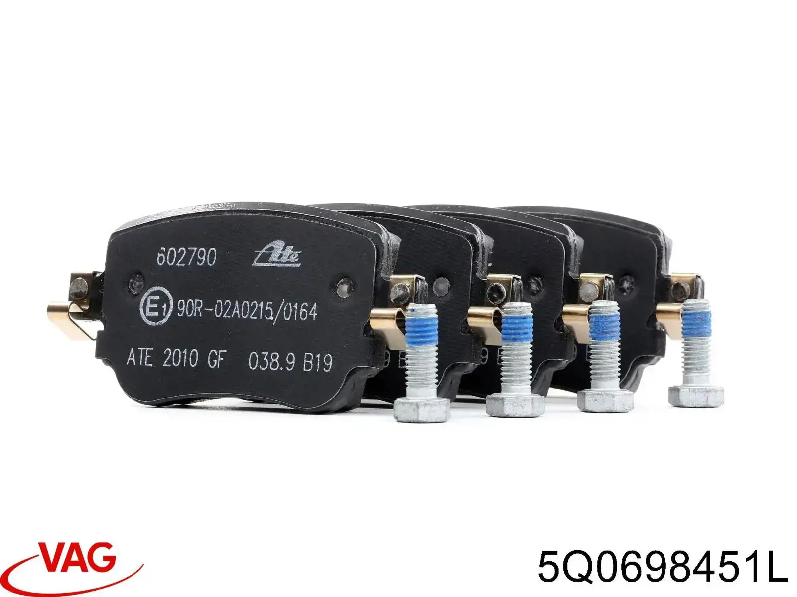 Compre 5Q0698451L VAG Sapatas do freio traseiras de disco