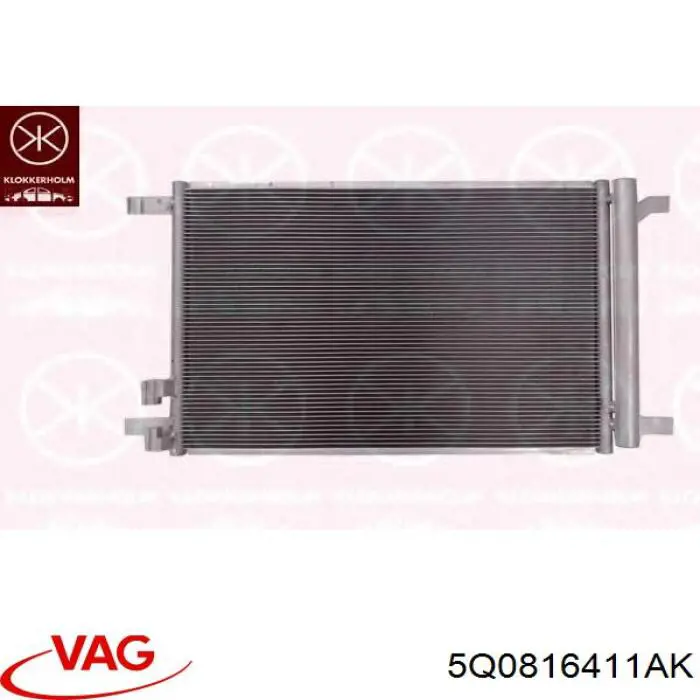 Compre 5Q0816411AK VAG Radiador de aparelho de ar condicionado