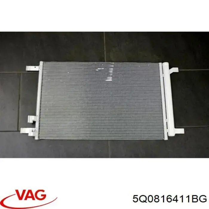 5Q0816411BG VAG Radiador de aparelho de ar condicionado