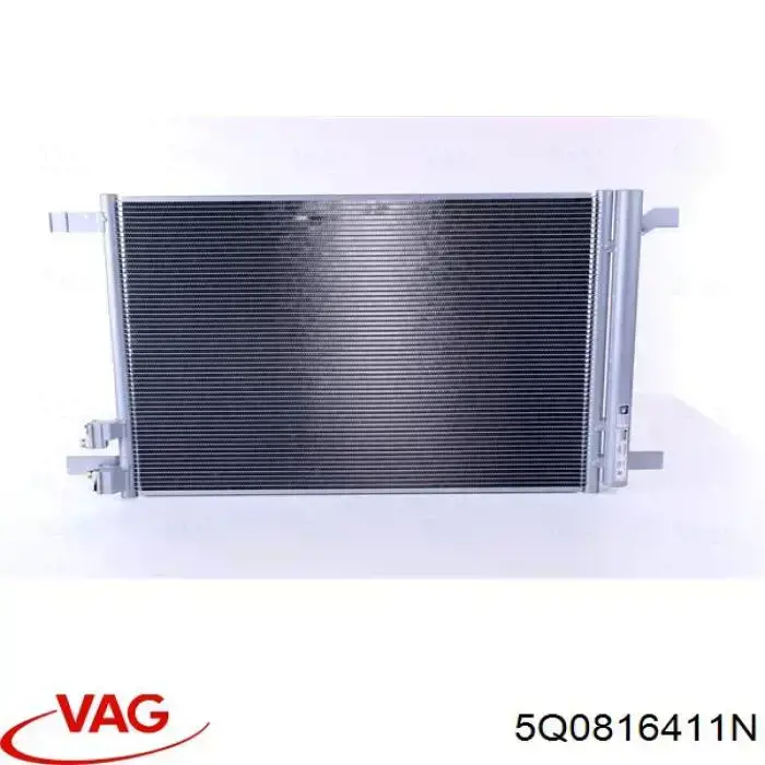 5Q0816411N VAG Radiador de aparelho de ar condicionado