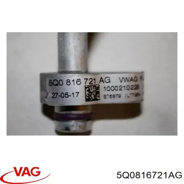 Mangueira de aparelho de ar condicionado, desde o compressor até o radiador VAG 5Q0816721C preço, a partir de 53,14 USD