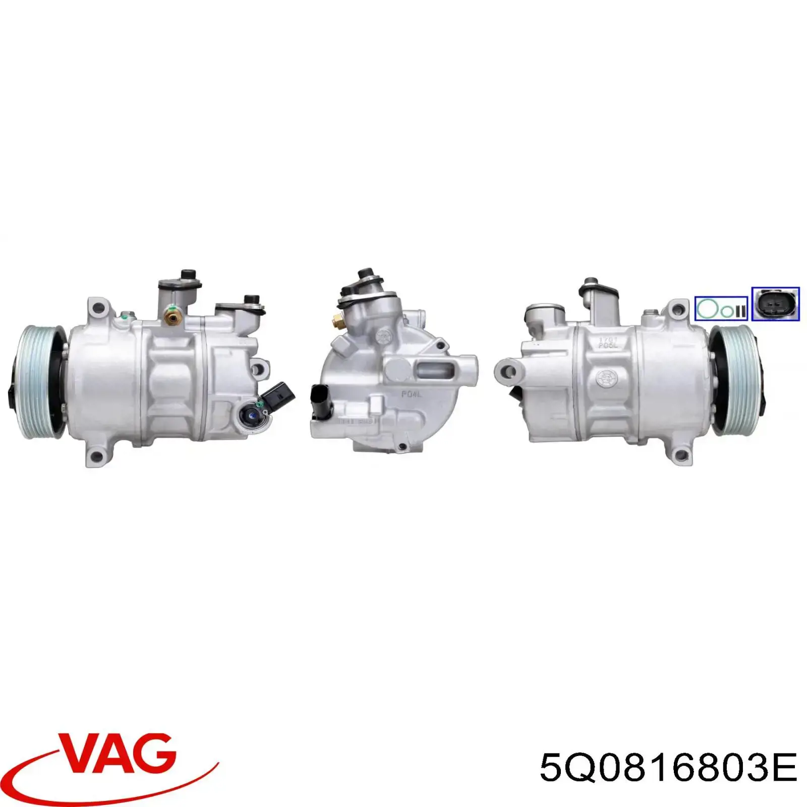 Compressor de aparelho de ar condicionado VAG 5Q0816803E preço, a partir de 165,15 USD