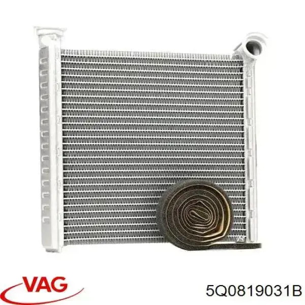 5Q0819031B VAG Radiador de forno (de aquecedor)