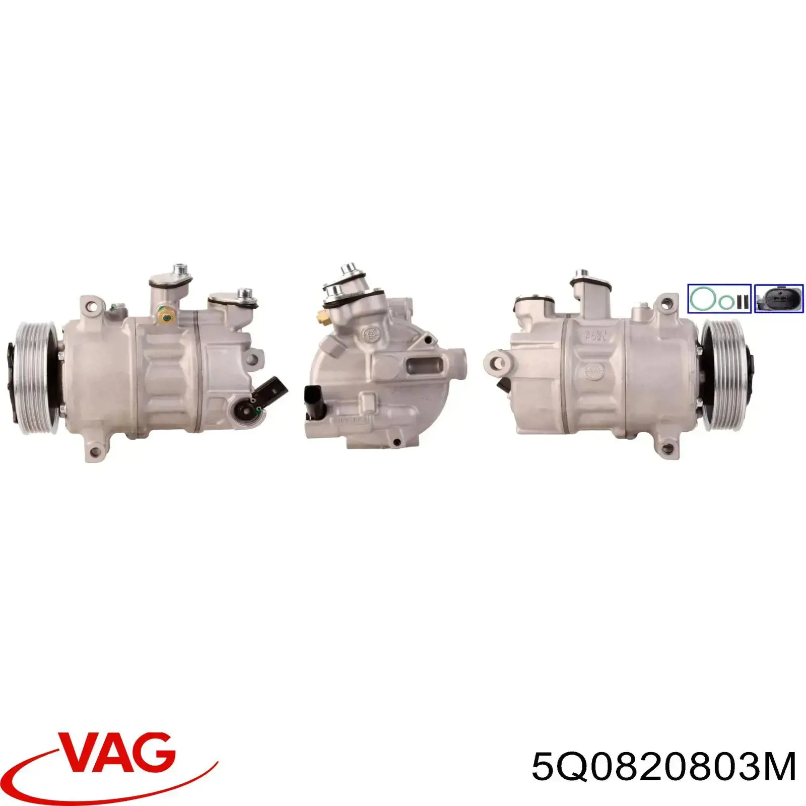 Compressor de aparelho de ar condicionado VAG 5Q0820803M preço, a partir de 147,81 USD