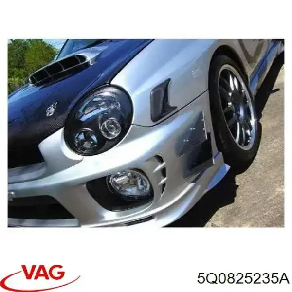 5Q0825235A VAG Proteção de motor dianteira