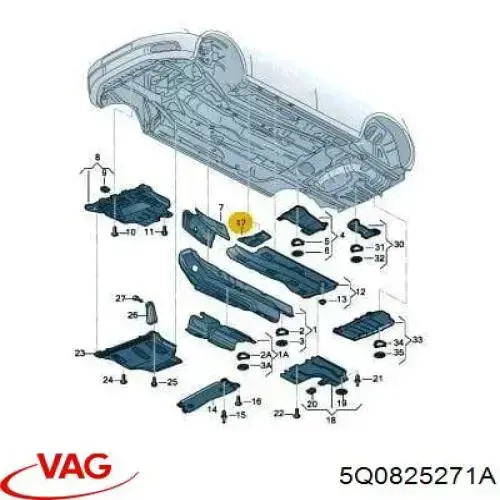 Compre 88251288402 Diamond/DPA Proteção dianteira esquerda de fundo