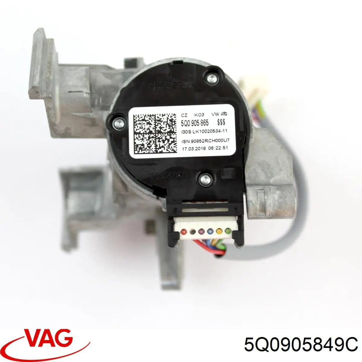 Grupo de contato de fecho de ignição VAG 5Q0905849C preço, a partir de 15,09 USD