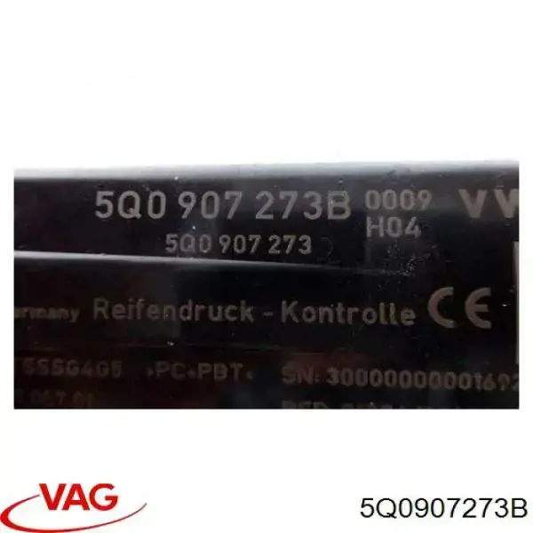 Unidade do sistema de controlo de pressão nos pneus VAG 5Q0907273B preço, a partir de 262,55 USD