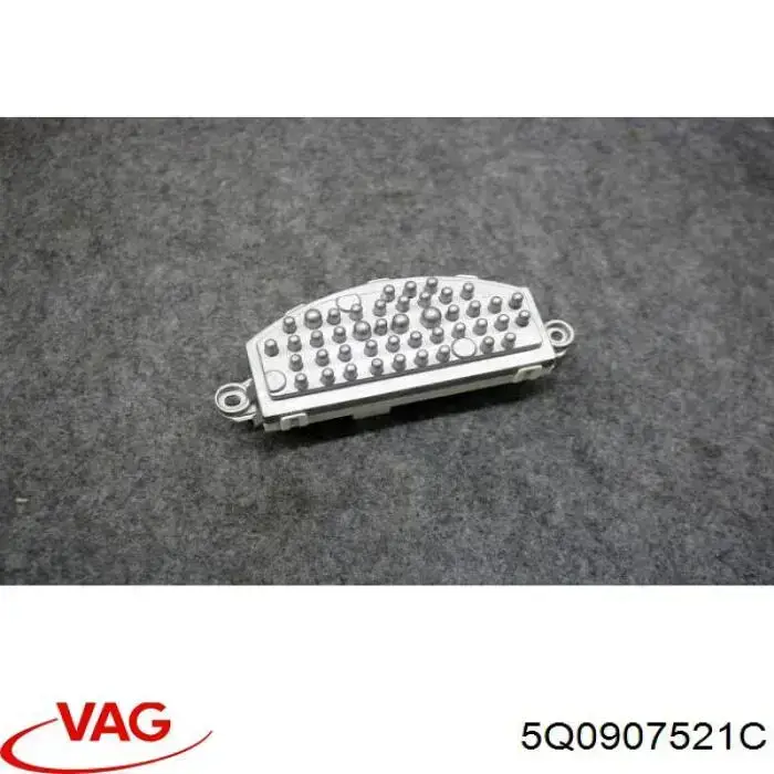 Compre 5Q0907521C VAG Resistor (resistência) de ventilador de forno (de aquecedor de salão)