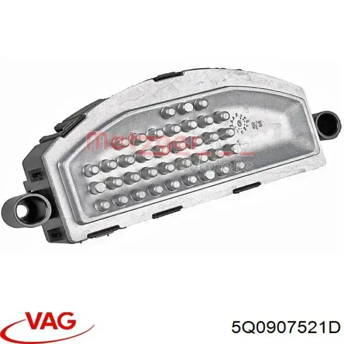 5Q0907521D VAG Resistor (resistência) de ventilador de forno (de aquecedor de salão)