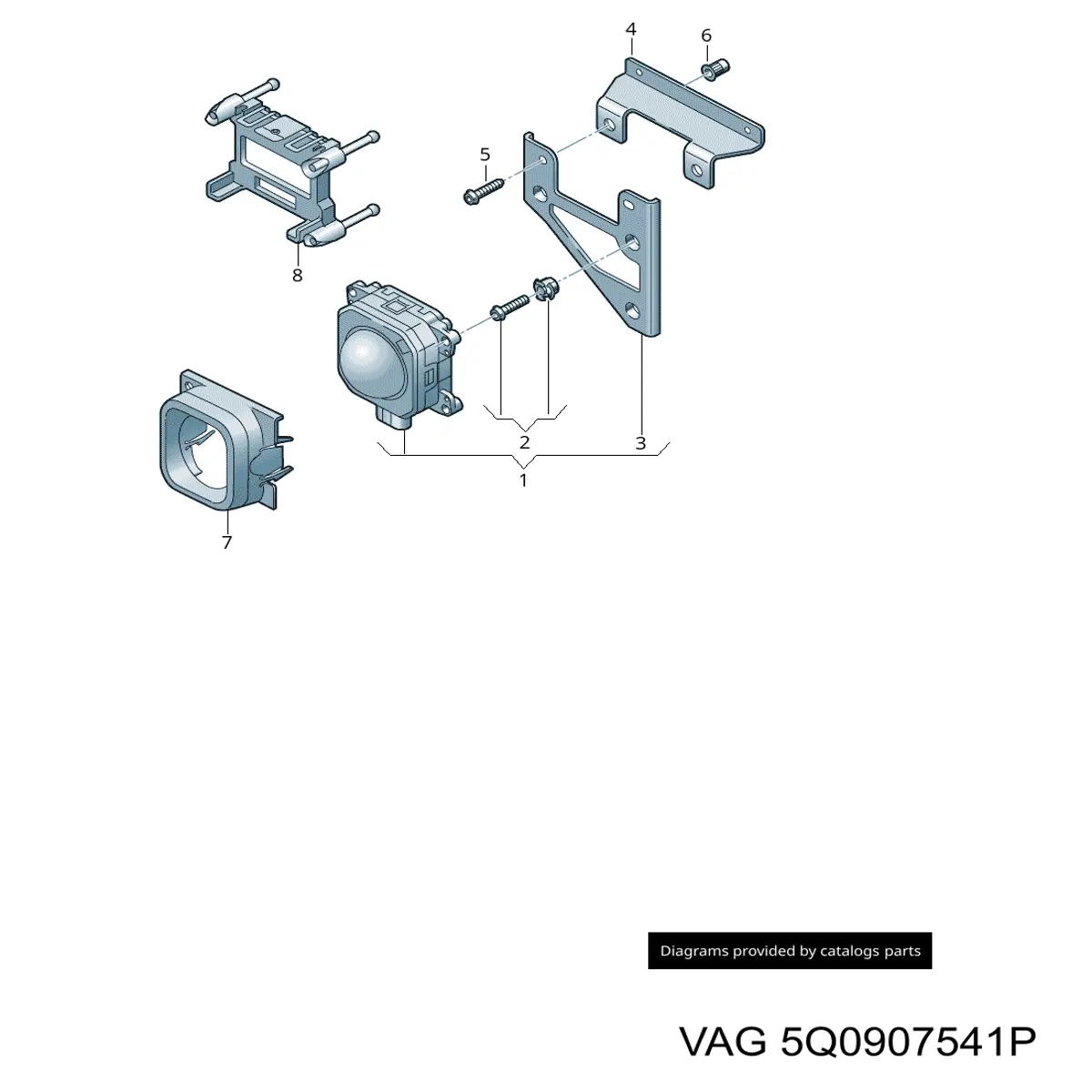  VAG 5Q0907541P preço, a partir de 539,31 USD