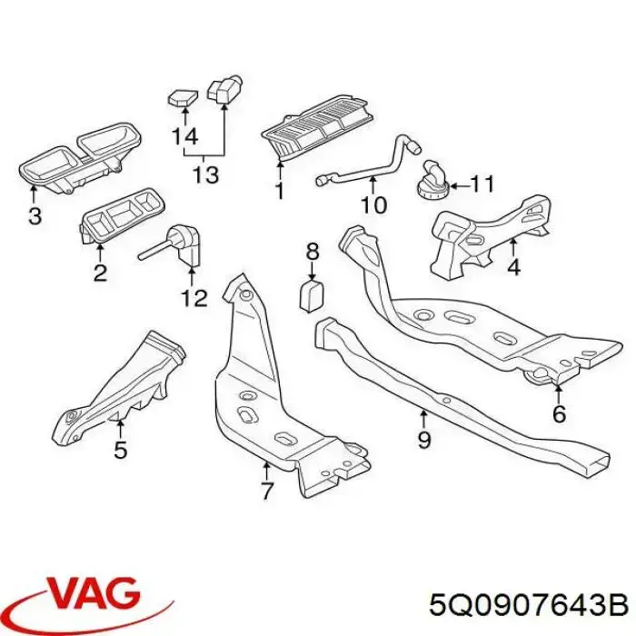 Sensor de sujidade de ar VAG 5Q0907643B preço, a partir de 37,46 USD