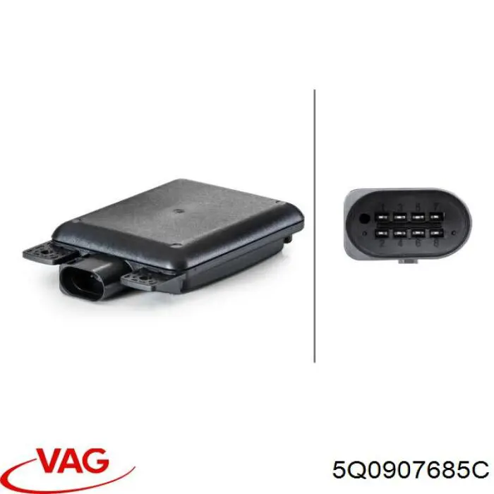 Sensor traseiro de controlo da zona morta VAG 5Q0907685C preço, a partir de 97,05 USD