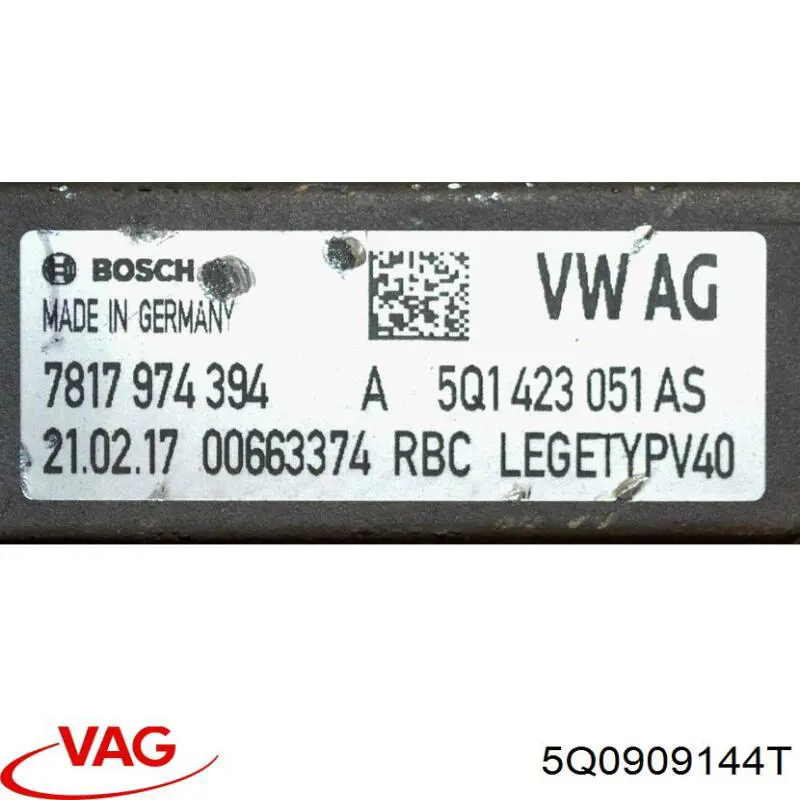 5Q0909144T VAG Cremalheira da direção