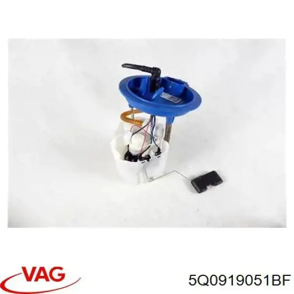 5Q0919051BF VAG Módulo de bomba de combustível com sensor do nível de combustível