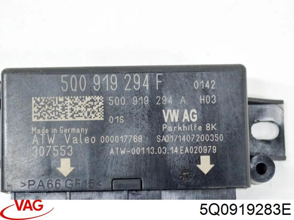 Módulo de direção (Centralina eletrônica) de sensor de estacionamento VAG 5Q0919283E preço, a partir de 98,75 USD