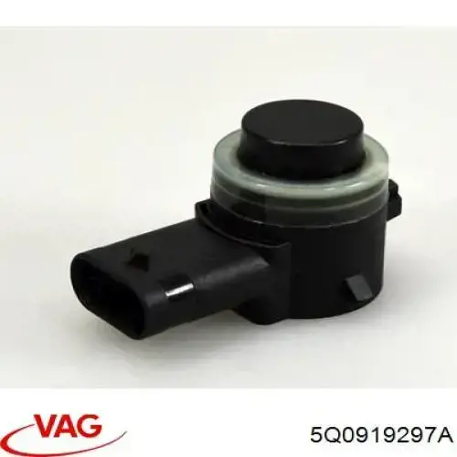 5Q0919297A VAG Sensor de sinalização de estacionamento (sensor de estacionamento) dianteiro/traseiro lateral