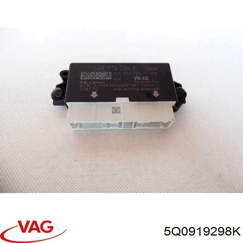 5Q0919298K VAG Módulo de direção (Centralina eletrônica) de sensor de estacionamento