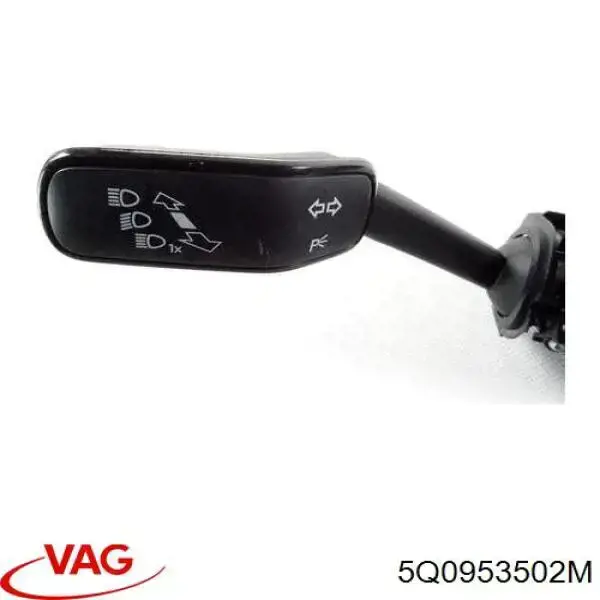 5Q0953502M VAG Comutador instalado na coluna da direção, montado