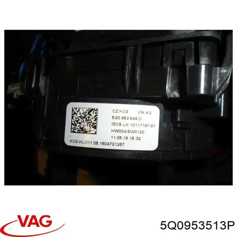 Comutador instalado na coluna da direção, montado VAG 5Q0953513P preço, a partir de 95,51 USD
